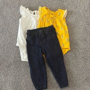 Carters girl 3 piece set